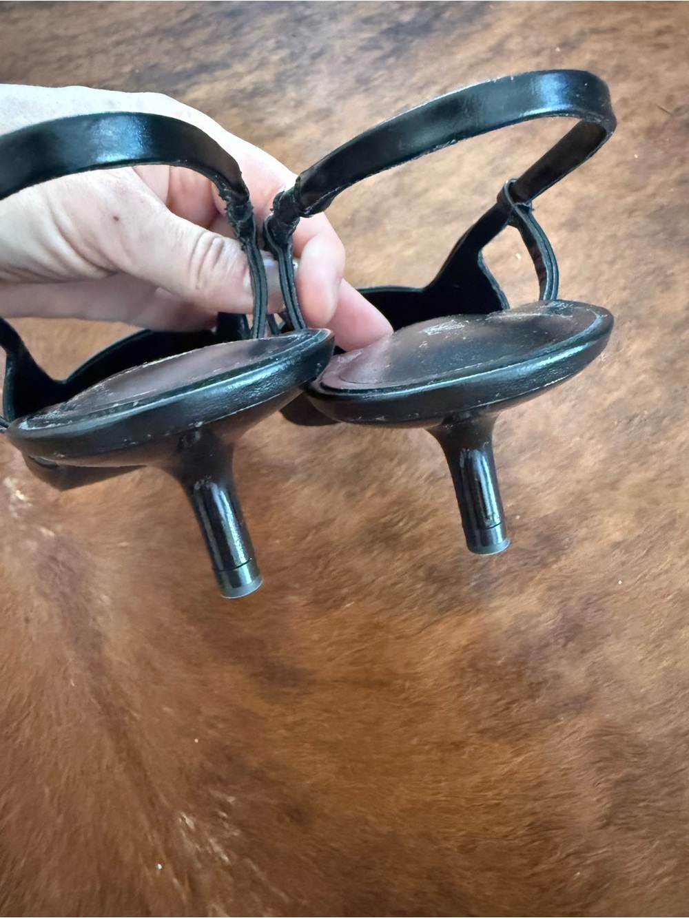 Zara 50th Anniversary Collection Black Pointed Slingback Heels - Picture 5 of 6